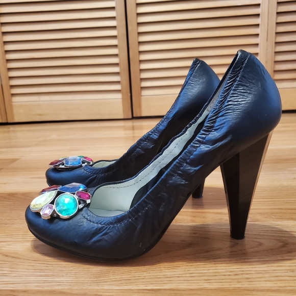 Nine West Bejeweled Heels - Picture 2 of 8
